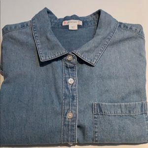 J Crew Girls Chambray Shirt
